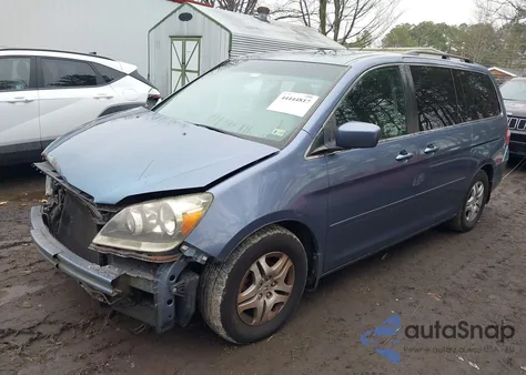 2007 Honda Odyssey Ex-L z USA, uszkodzony, nr VIN 5FNRL38757B129039